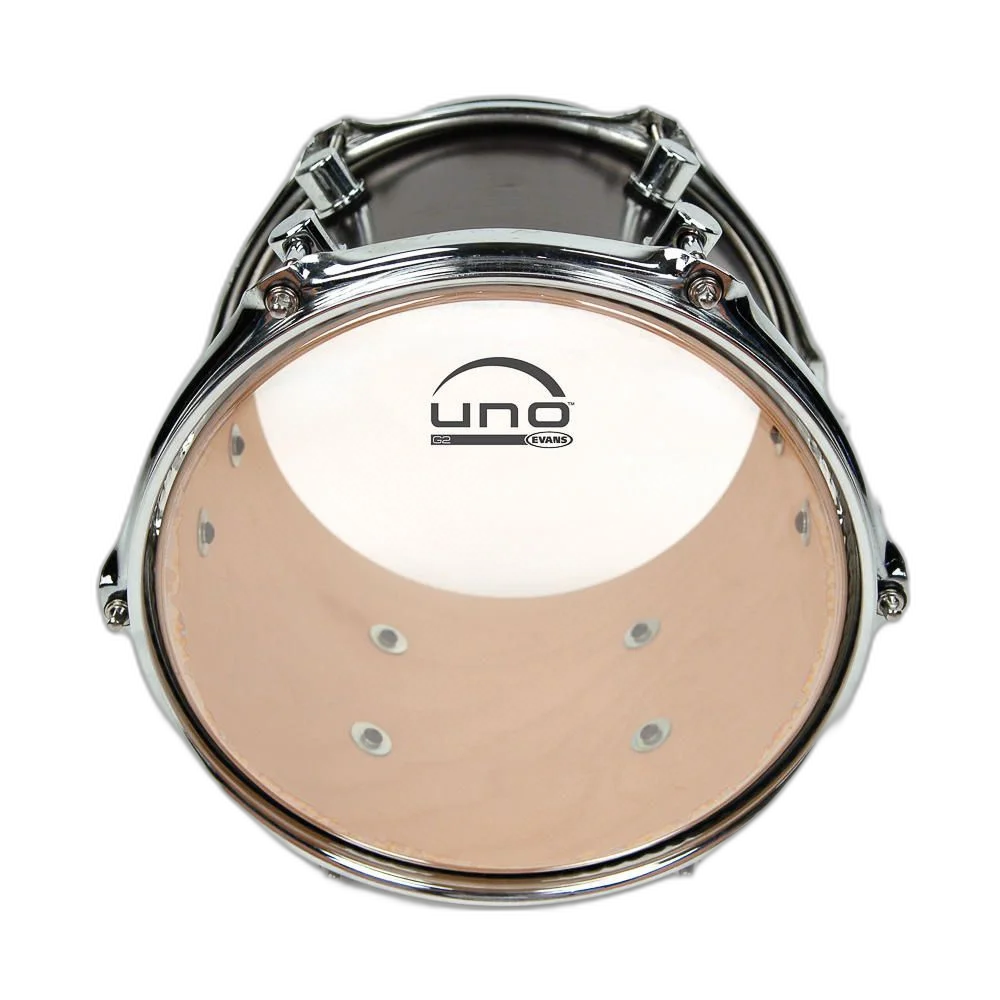 Pele para Caixa / Tom Genera G2 Transparente 13'' Uno by Evans UTT13G2