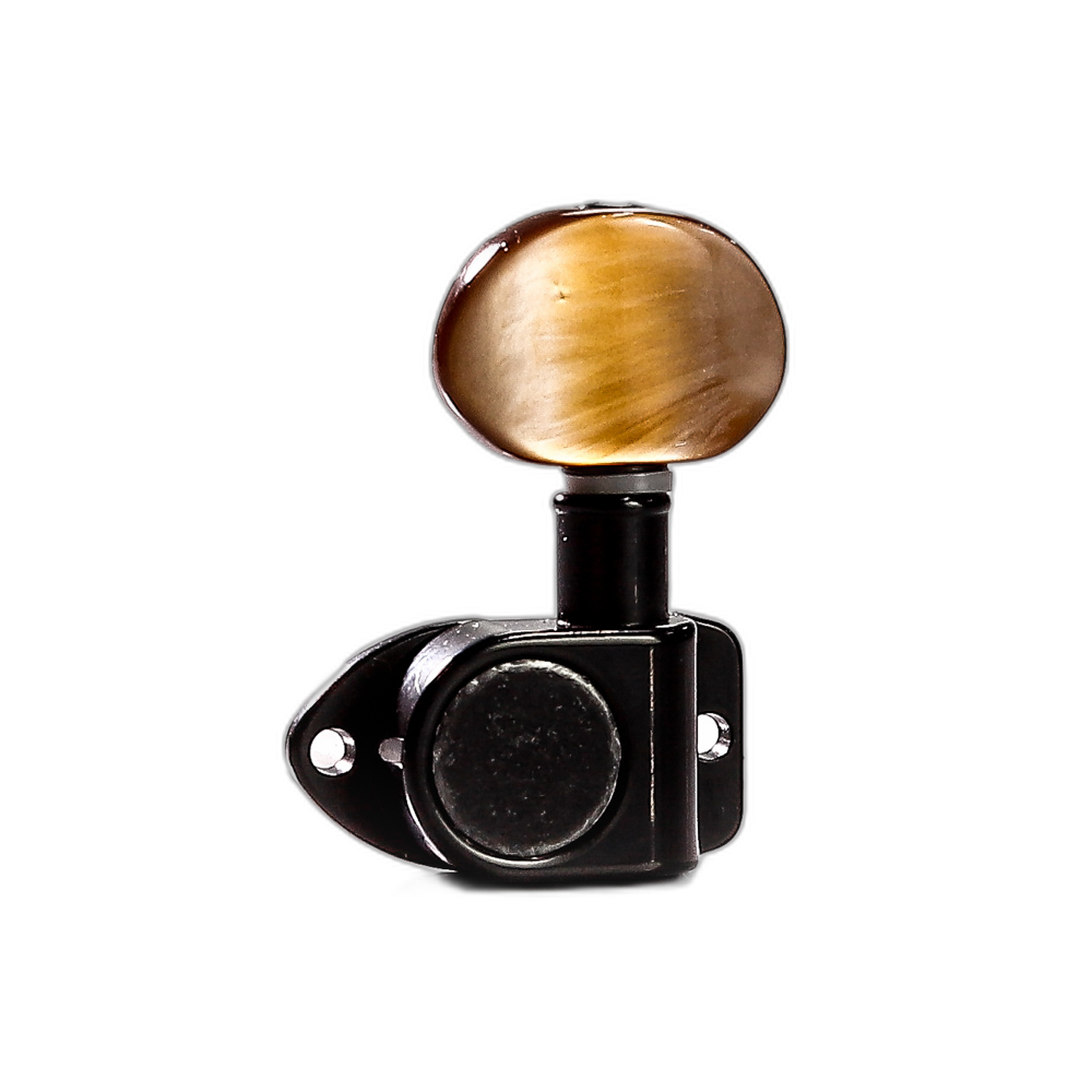 Tarraxa Para Violão Preta/Marrom Spirit J508BW-BK-R3L3