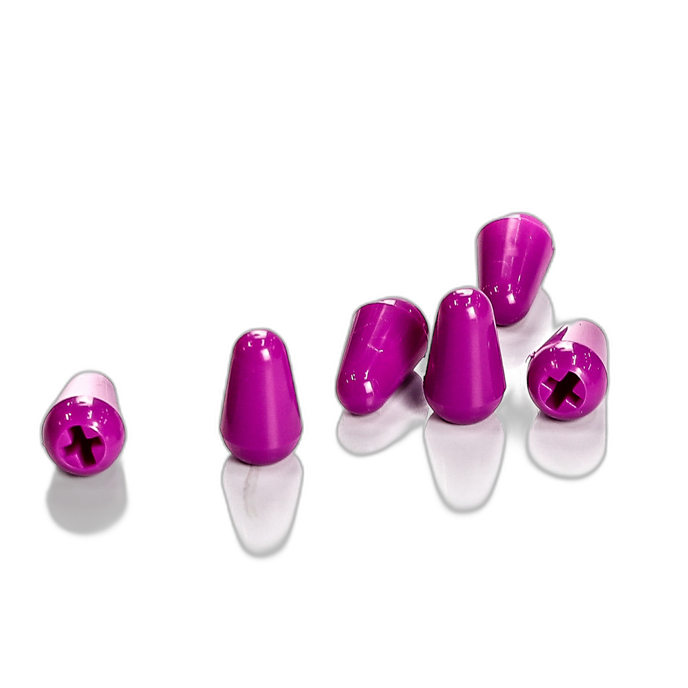 Knob Chaves Seletoras Guitarra (6 Peças) Spirit PST6-VIOLET