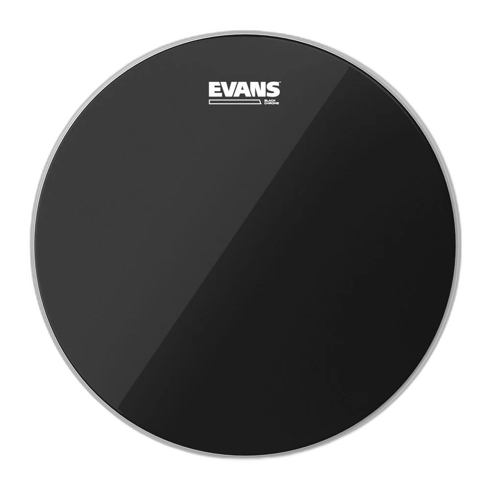 Pele Para Caixa E Tom Black Chrome 10'' Evans TT10CHR