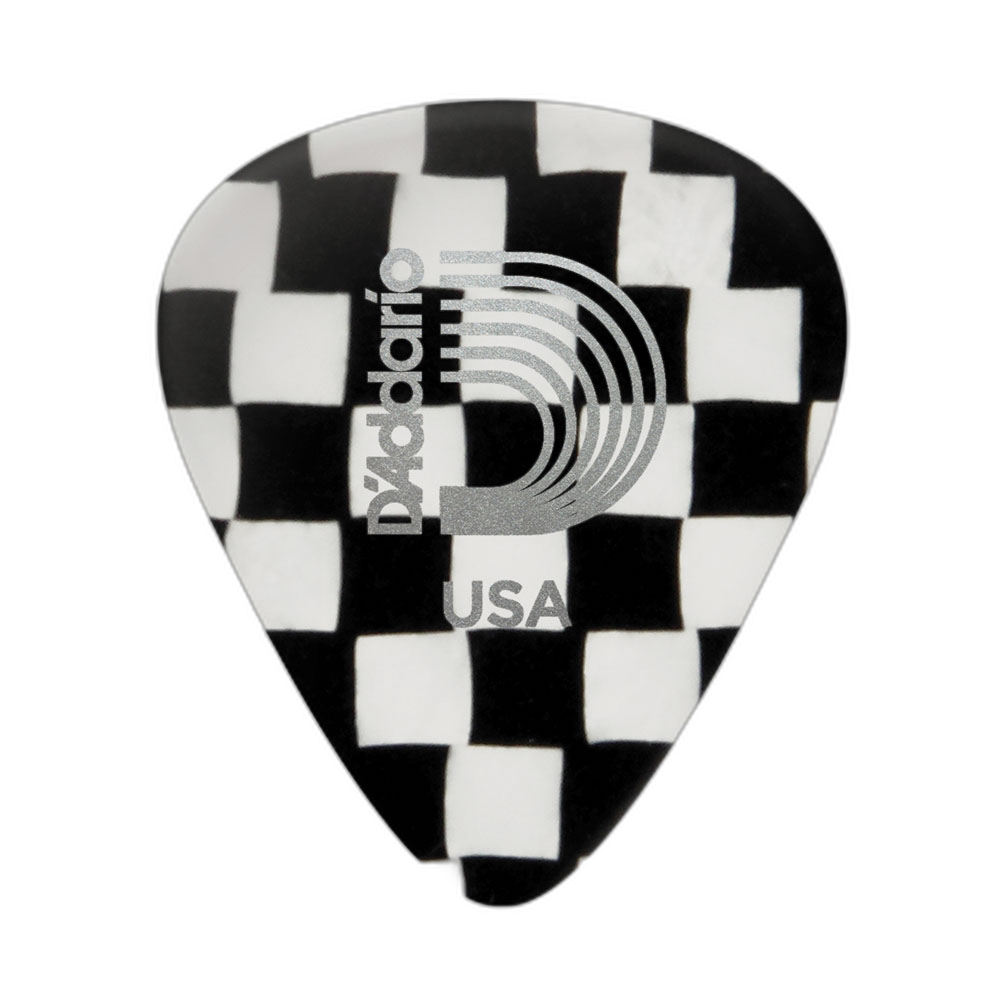 Palheta Celulóide Xadrez .70mm (25 Un) DAddario 1CCB4-25