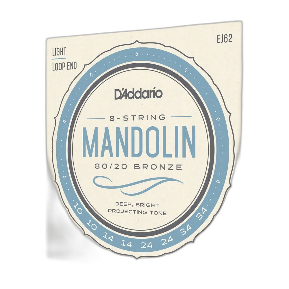 Encordoamento Bandolim 10-34 D Addario Bronze 80/20 EJ62