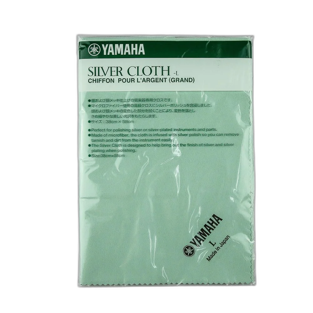 Tecido Grande Yamaha para Polimento de Instrumentos Prateados (Silver Cloth L)