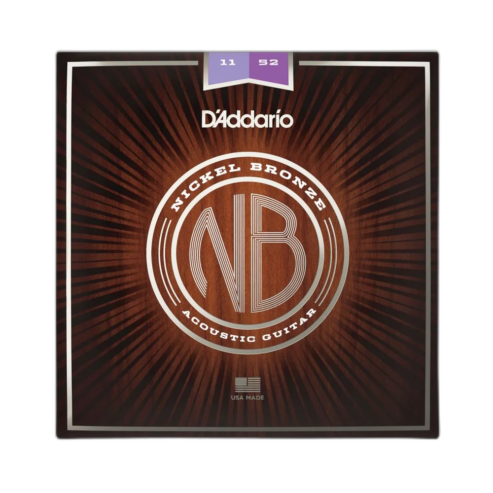 Encordoamento Violão Aço 11-52 D Addario Nickel Bronz NB1152