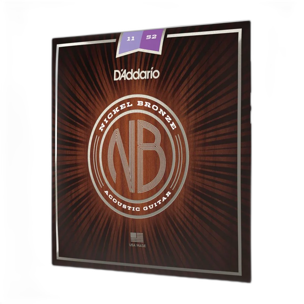 Encordoamento Violão Aço 11-52 D Addario Nickel Bronz NB1152