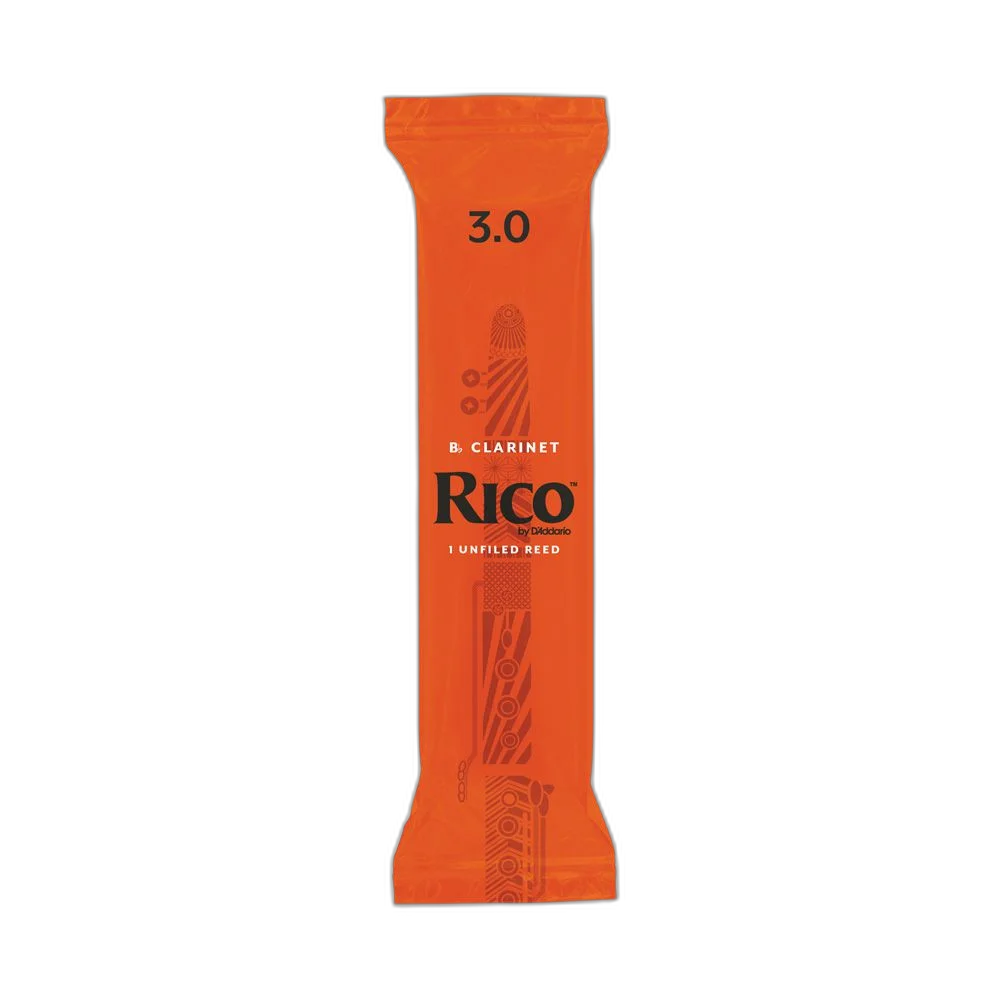 Palheta Clarineta Bb 3.0 (Unidade) D Addario Rico 50/RCA0130