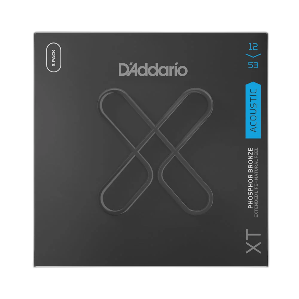 Encordoamento Violão Aço Revestido 12 (3 Jogos) D Addario XT