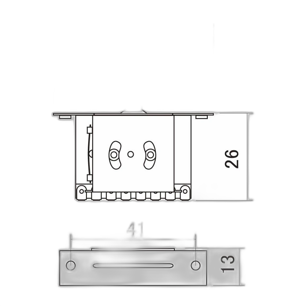 Chave Seletora 3 Posições Instrumentos Alpha ALP-3W