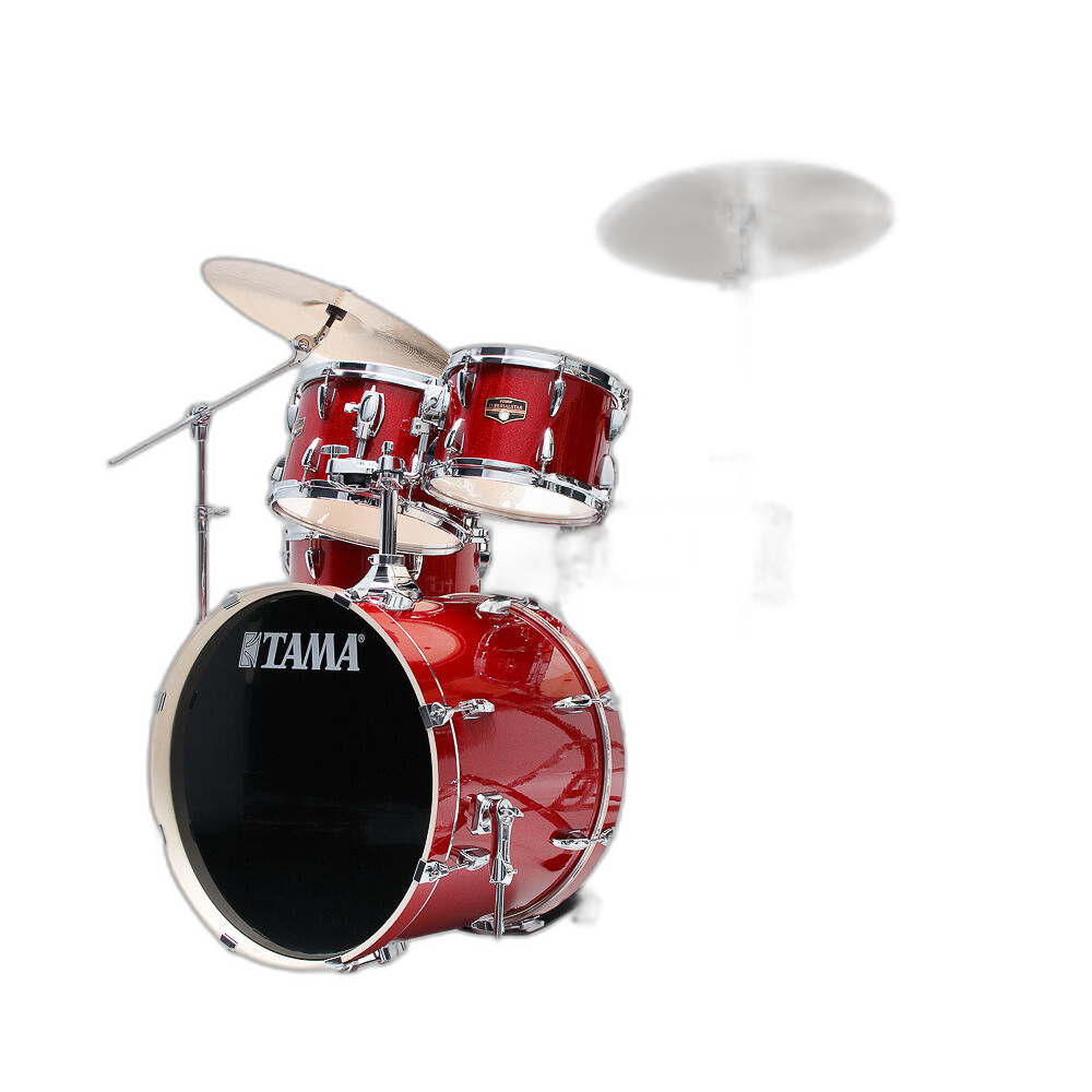 Bateria Completa (5 tambores) Bumbo 2 (Vermelho BRM) Tama Imperialstar IP5H6W-BRM