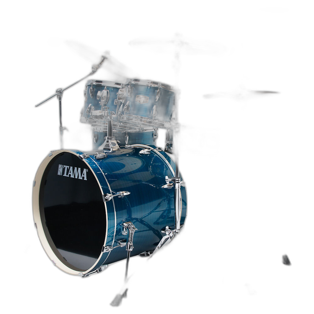 Bateria Completa (5 tambores) Bumbo 22 (Azul HLB) Tama Imperialstar IP52H6W-HLB
