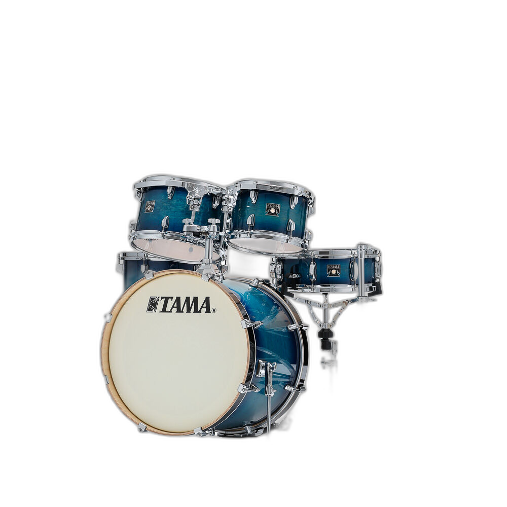 Bateria Shell Pack (5 Tambores) Bumbo 2 (Azul Blue Lacquer Burts) Tama Superstar Classic CL5RS-BAB