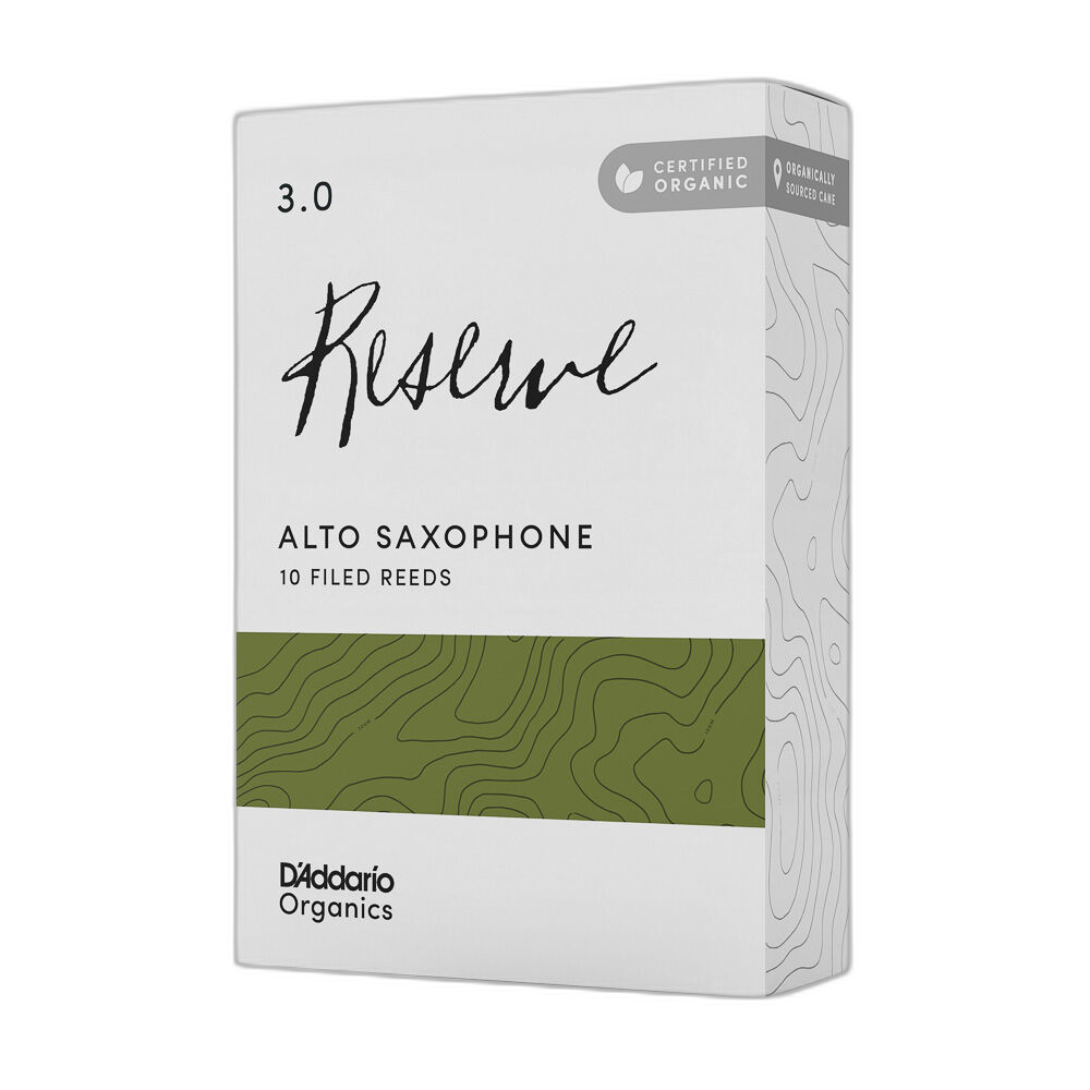 Palheta Sax Alto 3.0 (10 Peças) DAddario Organic Reserve