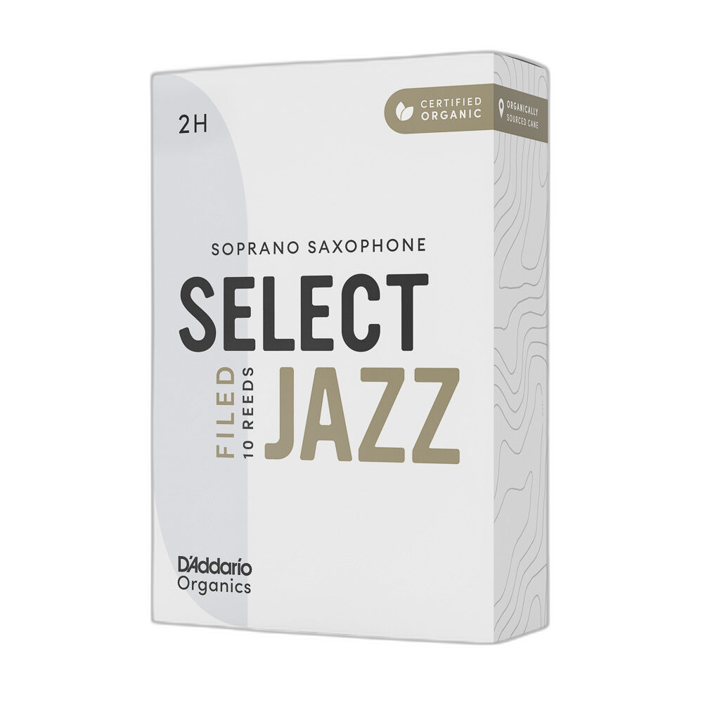 Palheta Sax Soprano 2H (10) DAddario Organic Select Jazz