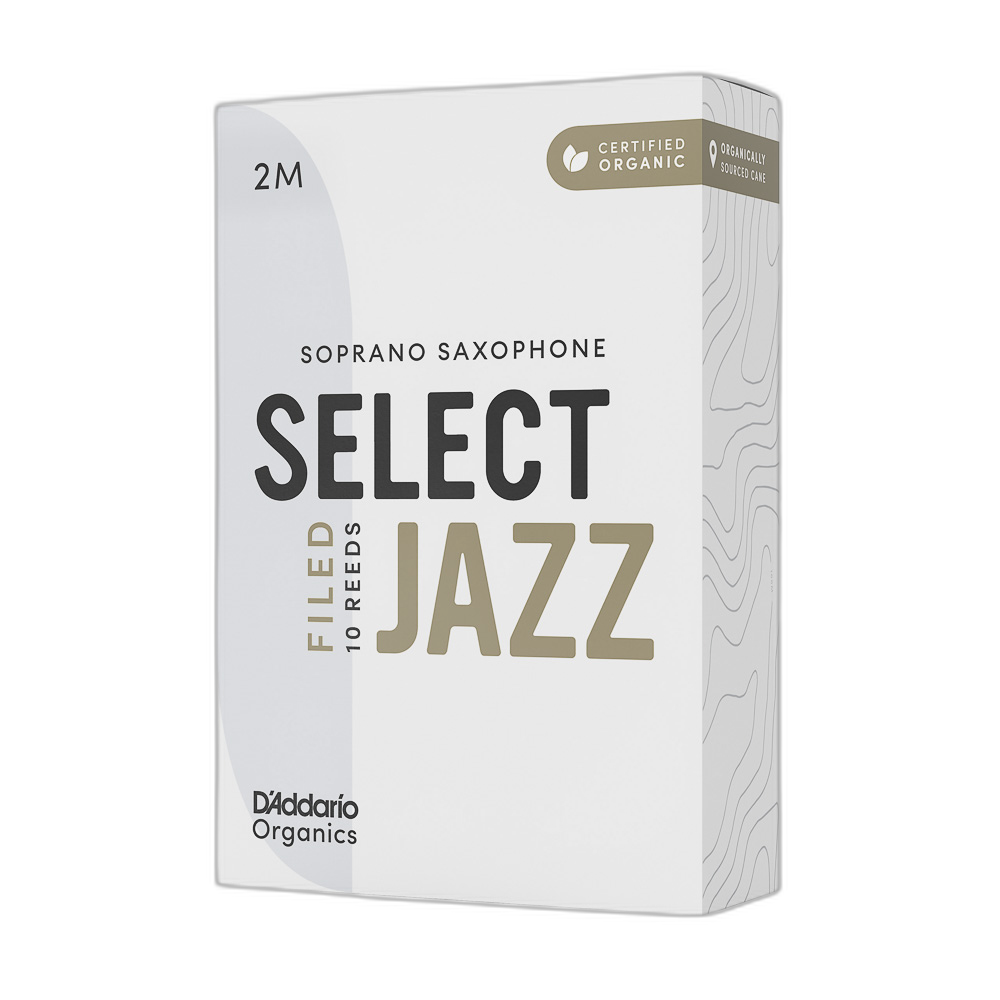 Palheta Sax Soprano 2M (10) DAddario Organic Select Jazz