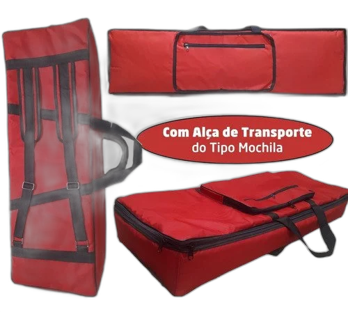 Capa Para Teclado Acolchoada Roland Go Keys C/ Alça Mochila