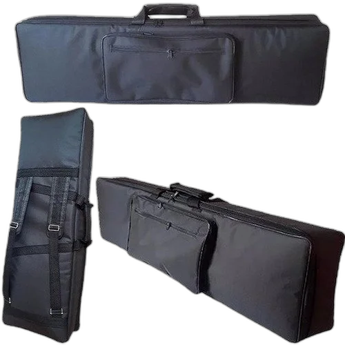 Capa Master Luxo Para Teclado Yamaha Mx61 Acolchoada Preto