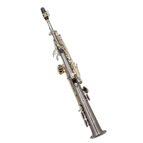 Saxofone Soprano Ônix Chaves Douradas Black Lacado Som Rico Acabamento Premium e Bag