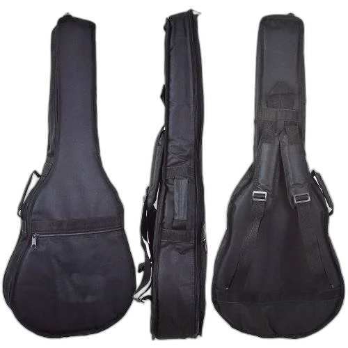 Kit Capa Acolchoada P/ Violão Folk Luxo Com Multi Acessórios