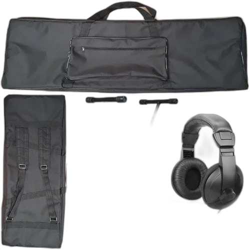 Kit Capa Para Teclado 5/8 Master Luxo Com Suporte + Fone