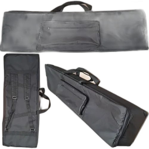 Capa Bag Master Luxo Para Teclado Roland Vr09 Nylon Preto