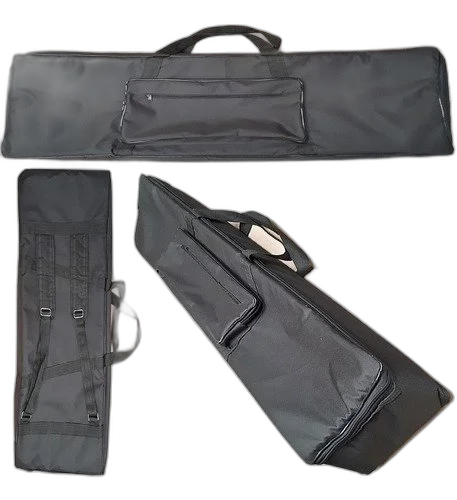 Capa Bag Para Piano Roland Juno Ds88 Nylon Master Luxo Preto