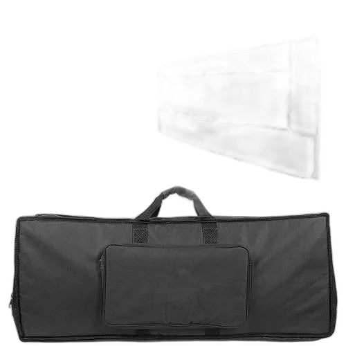 Kit Capa Acolchoada Para Piano C/ Capa Cobertura + Suporte