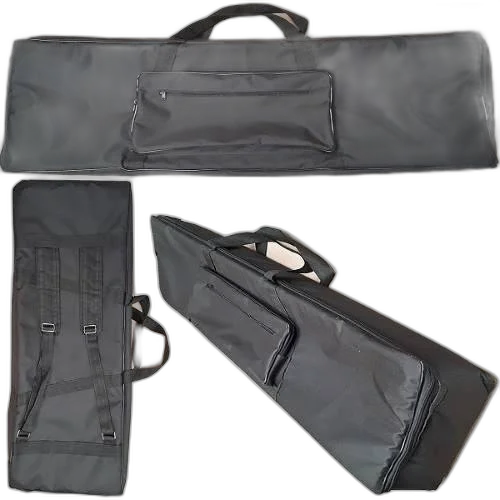 Capa Bag Para Teclado Casio Sa78 Master Luxo Nylon Preto