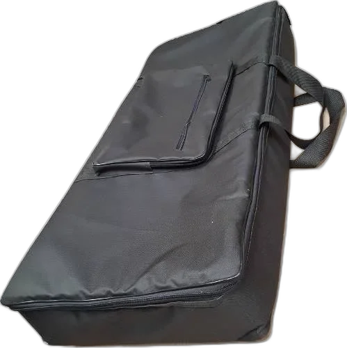 Capa Bag Para Teclado Casio Sa78 Master Luxo Nylon Preto