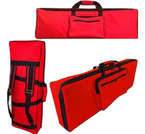 Capa Para Teclado Roland Xps10 Master Luxo Nylon Vermelha