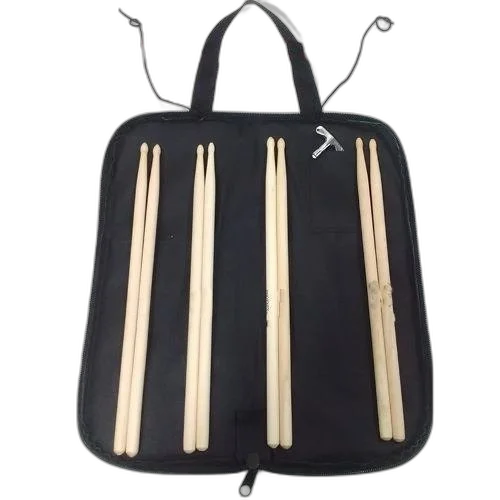 Capa Para Baquetas De Bateria + 4 Pares De Baquetas Promoção