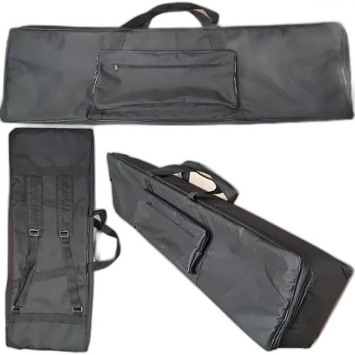 Capa Bag Para Teclado Alesis V49 Nylon Master Luxo Preto