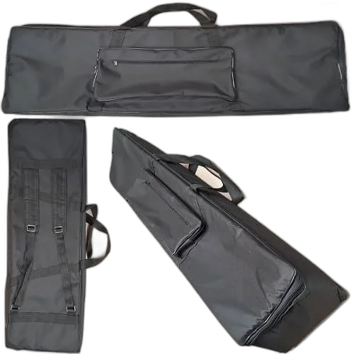 Capa Bag Para Teclado Alesis Qx49 Master Luxo Nylon Preto