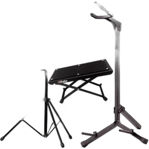 Kit Suporte Violão Ask G3s + Descanço Pé + Estante Partitura