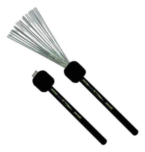 Kit Vassourinhas Pithy Para Cajon Aço Nylon Torelli Promoçãp