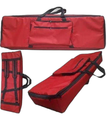 Capa Bag Master Luxo Para Teclado Nord C2 Nylon Vermelho