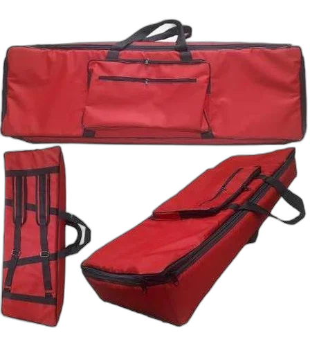 Capa Bag Para Piano Casio Px720 Vermelho Nylon Master Luxo