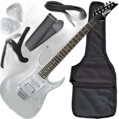 Kit Guitarra Elétrica Profissional Gio Ibanez Grg 140 Branca
