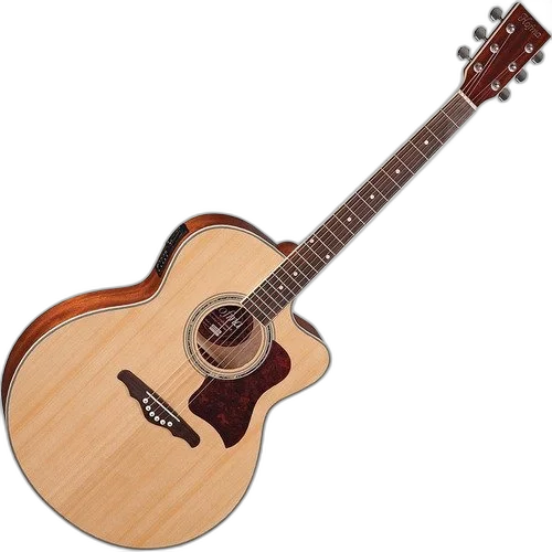 Violão Jumbo Eletroacústico Aço Hofma Hmj-223 Natural