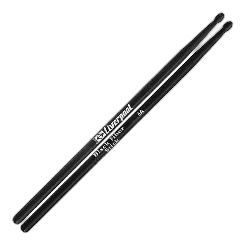 Baqueta Liverpool Black Fiber Stick Fibra Sintética 5a
