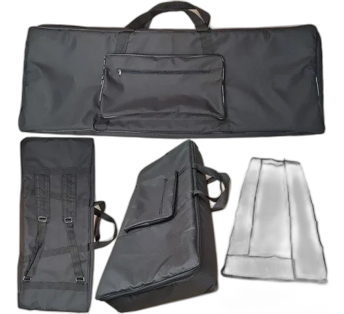 Capa Bag Teclado Yamaha Psr-e373 Master Luxo Bk + Cobertura
