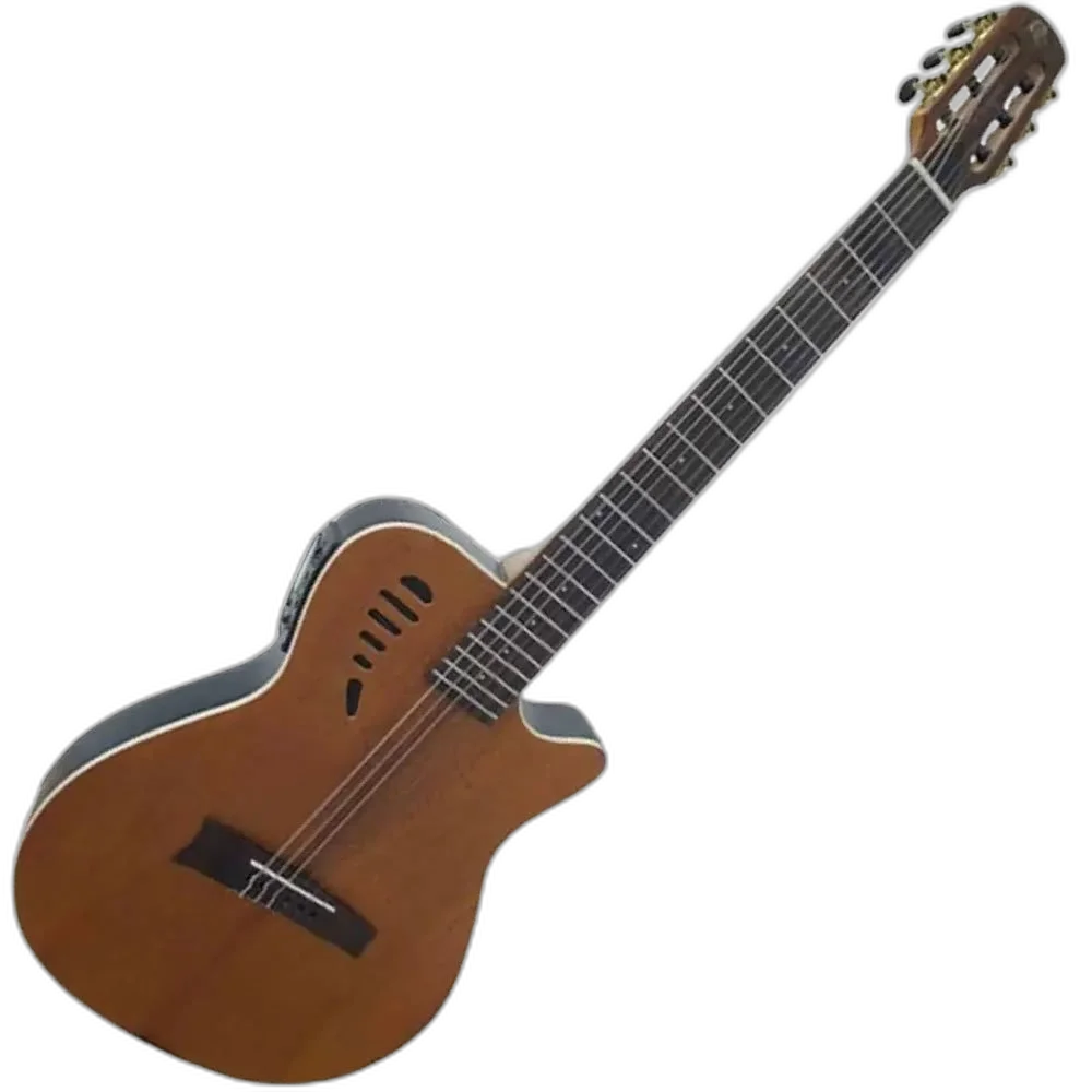Violão Eletro-Acústico Marquês Vn-11 Flat Ativo Castanho