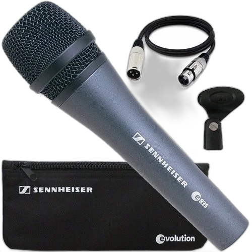 Microfone Profissional Dinâmico Cardióide E835 Sennheiser