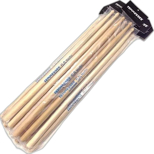 Kit 10 Baquetas Ponta Madeira Tenneessee 5a Liverpool