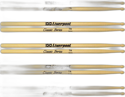 Kit 10 Baquetas Para Bateria Ll7am Liverpool Envio 24 H R S