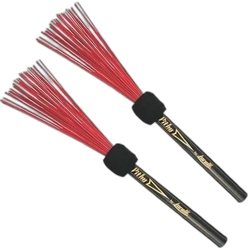 Kit 2 Vassourinhas De Nylon Para Cajon Pithy Tv087 Torelli