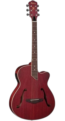 Kit Violão Eletroacústico Aço Completo Afinador Hmf240 Hofma