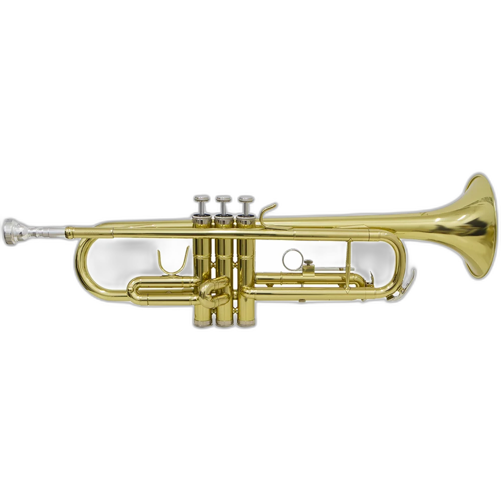 Trompete Tp 200 Laqueado Dourado Com Case New York