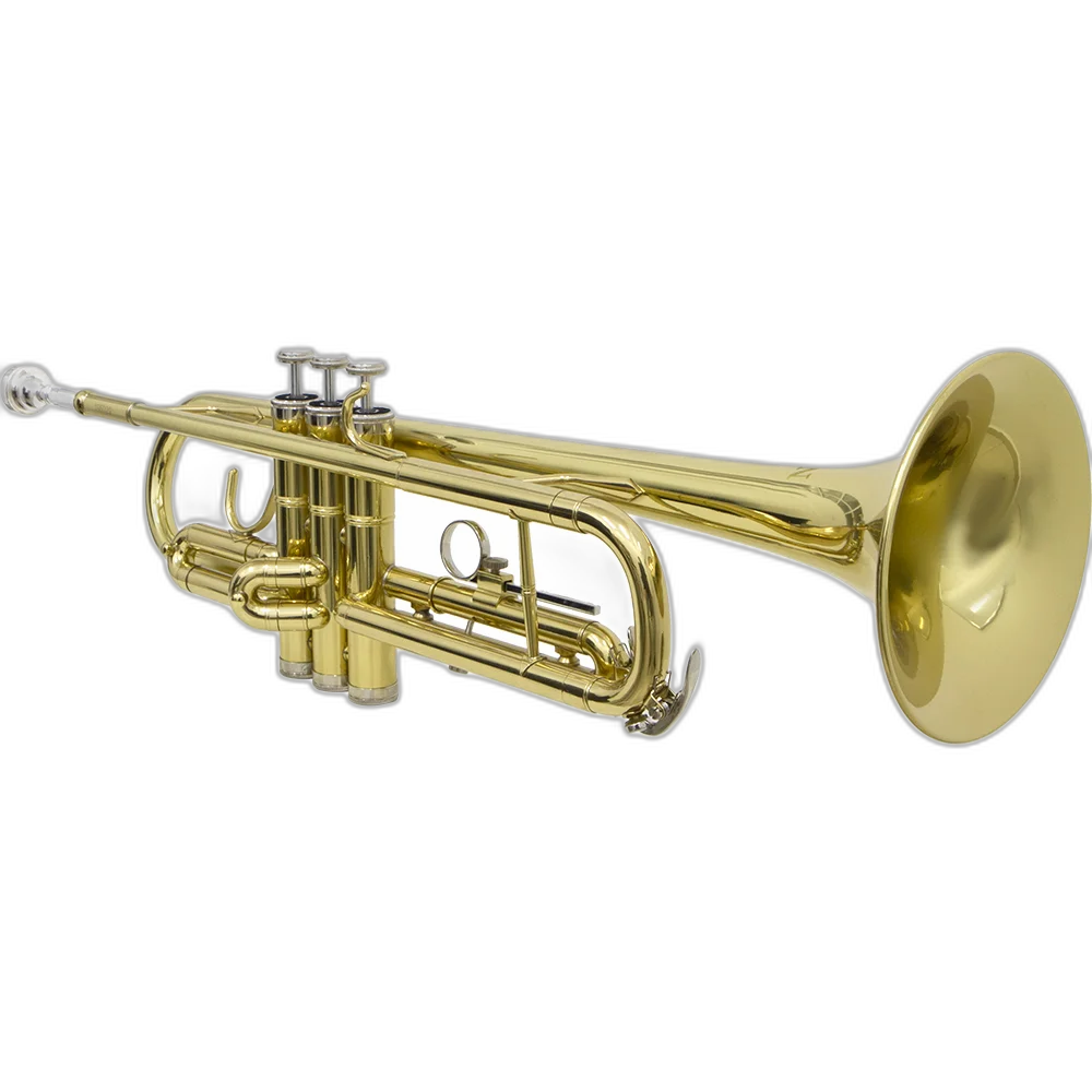Trompete Tp 200 Laqueado Dourado Com Case New York