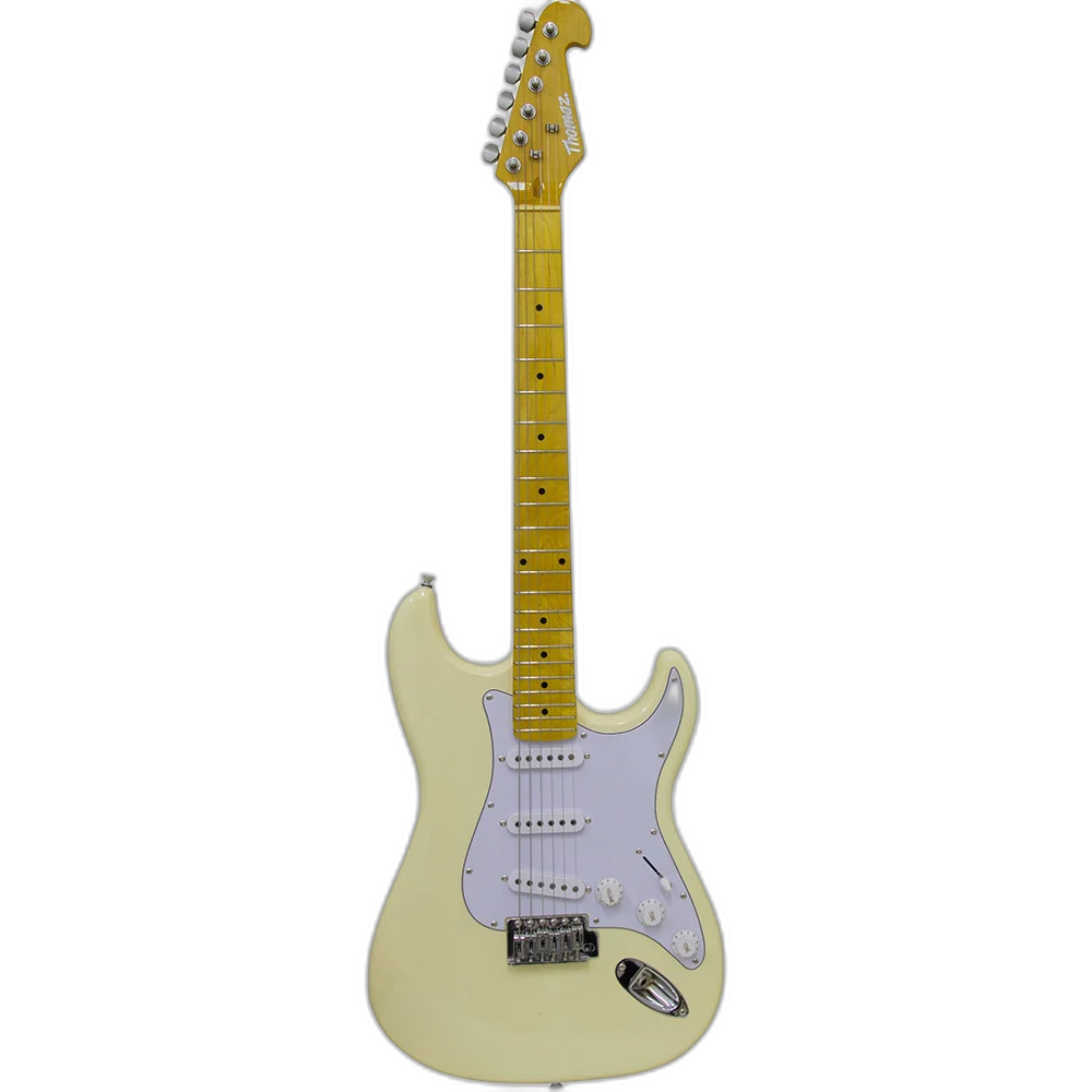 Guitarra Elétrica Vintage Thomaz Teg 400v Branco