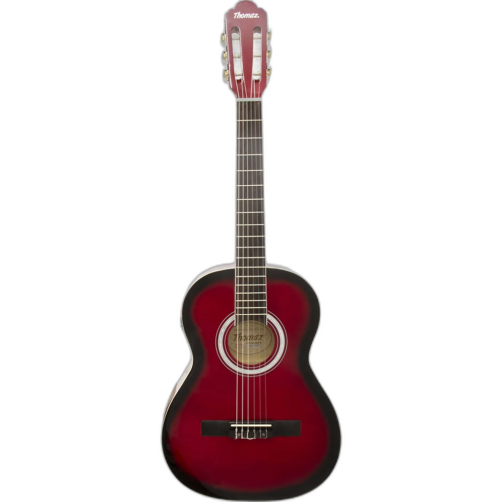 Violão Eletroacústico Kids De Nylon Tcg 360 Eq Vermelho Thomaz